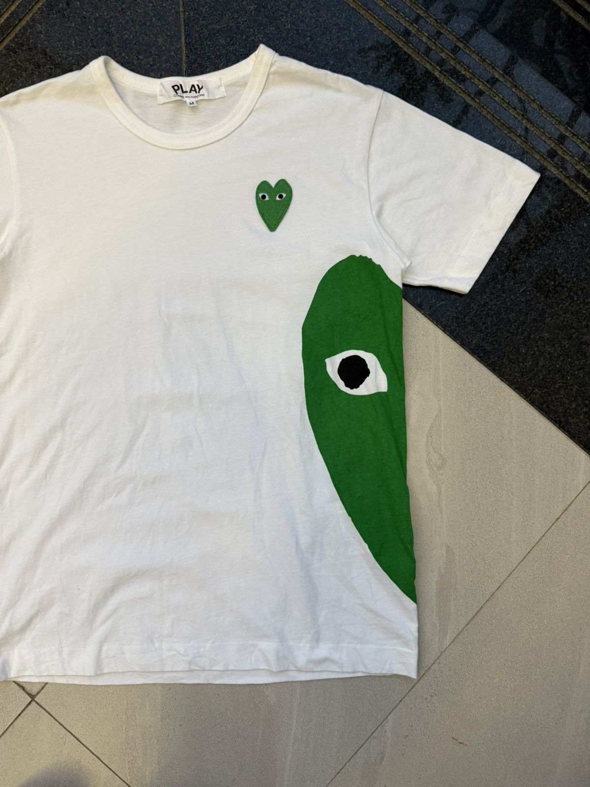 Comme des Garcons 90’s CDG RARE DOUBLE HEART LOGO Y2K VINTAGE JAPANESE TSHIRT Size US M / EU 48-50 / 2 - 3 Thumbnail