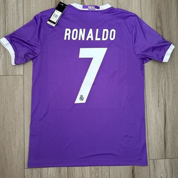 Adidas Real Madrid Retro Cardiff Final Cristiano Ronaldo #7 Away Pu Size US XXL / EU 58 / 5 - 5 Thumbnail