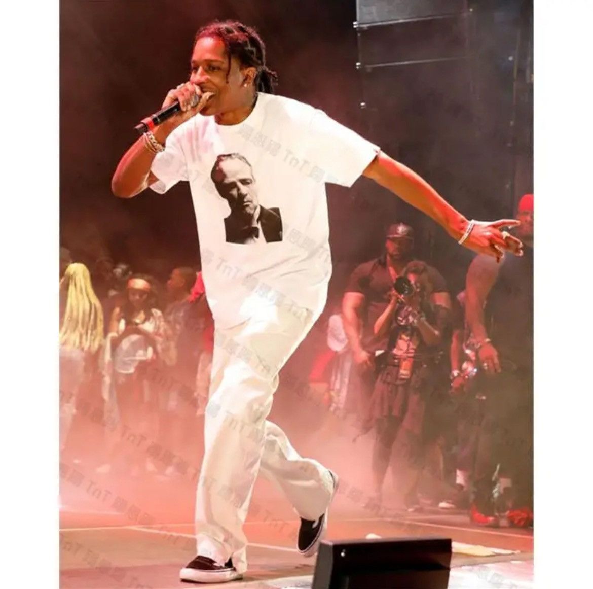 Other The God Father Asap Rocky Style T-shirt Tee Size US M / EU 48-50 / 2 - 1 Thumbnail