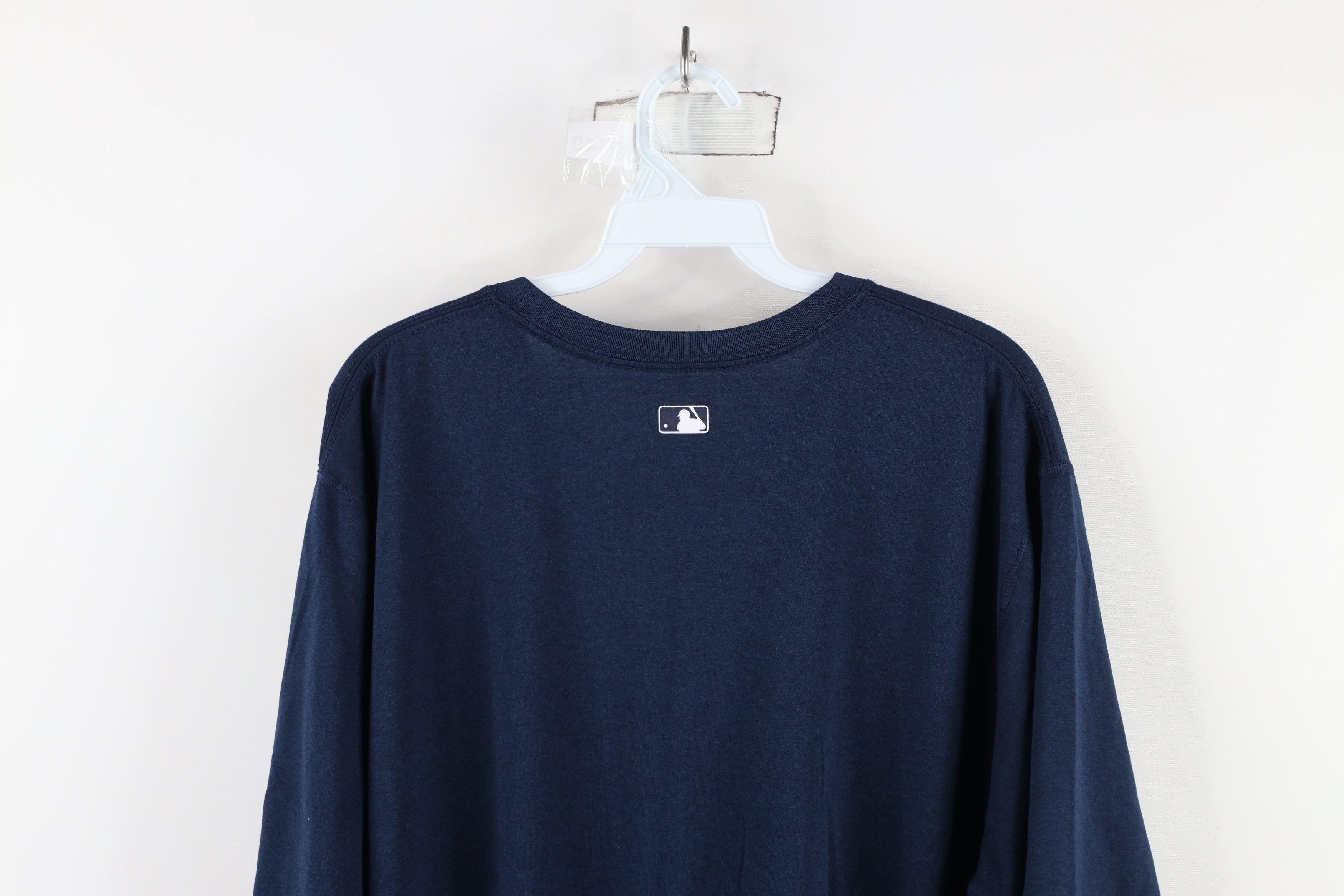 Nike × Vintage Nike Center Swoosh Detroit Tigers Baseball T-Shirt Blue Size US XXL / EU 58 / 5 - 15 Thumbnail