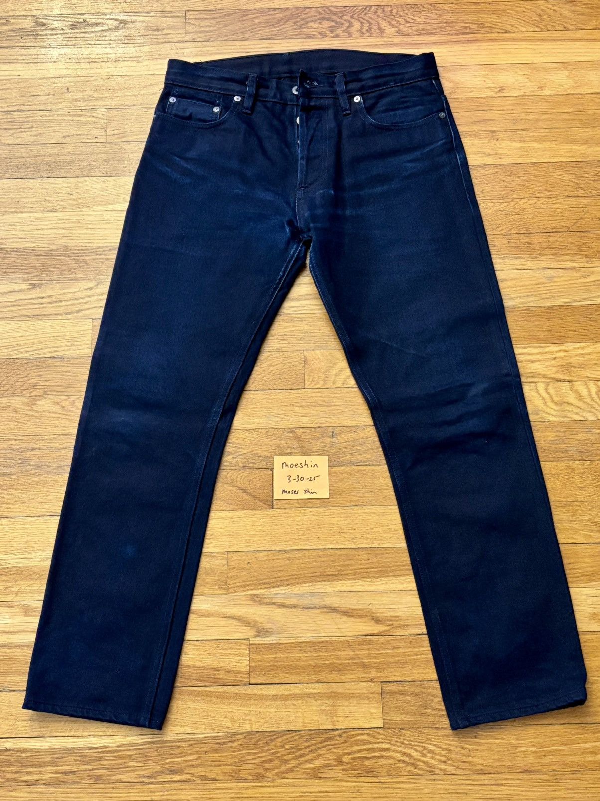 3sixteen 3Sixteen Slim Tapered 14.5oz Shadow Selvedge Indigo ST-120x Size US 32 / EU 48 - 1 Thumbnail