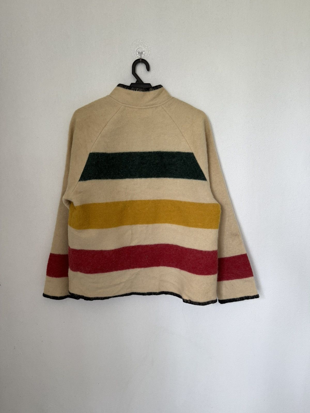 Woolrich Woolen Mills VINTAGE WOOLRICH HUDSON STRIPE FLEECE MADE IN USA Size M / US 6-8 / IT 42-44 - 4 Thumbnail