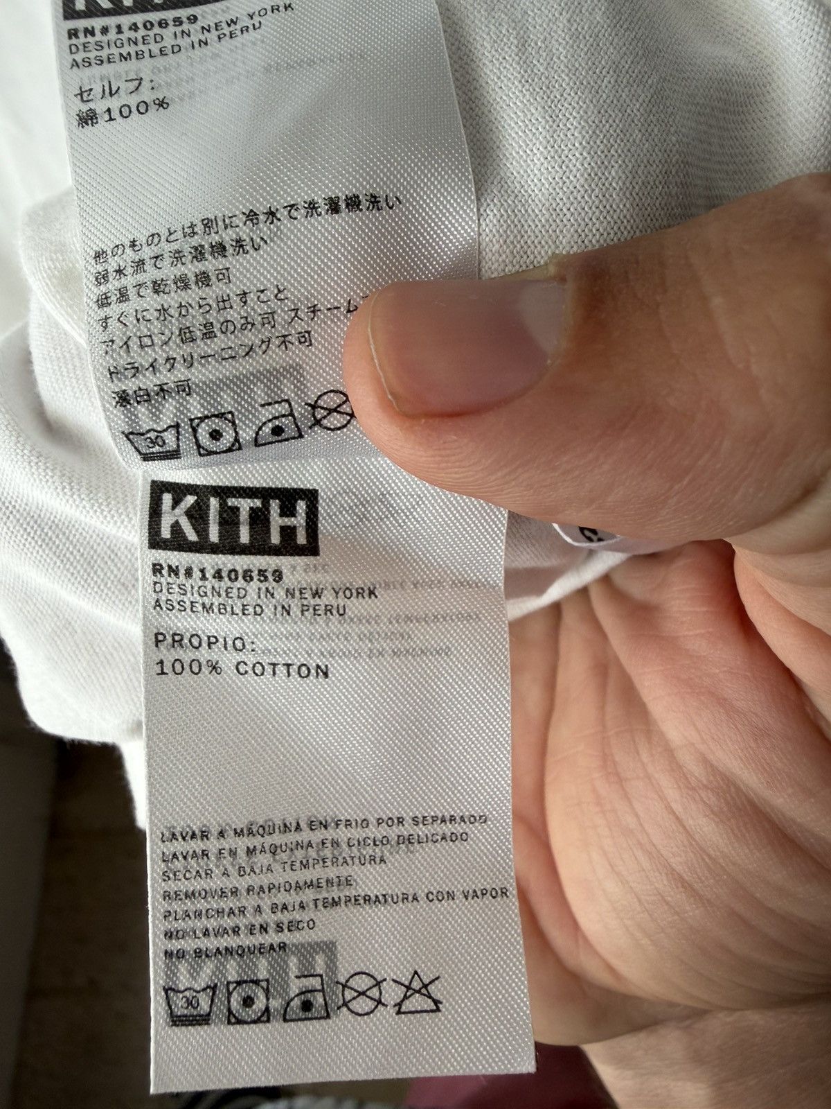 Kith Kith One World L/S White Tee Size US L / EU 52-54 / 3 - 10 Thumbnail