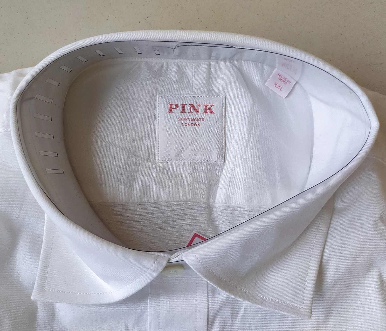 Thomas Pink Thomas Pink Formal Plain Poplin Shirt Free Shipping T/75 Size US XXL / EU 58 / 5 - 4 Thumbnail