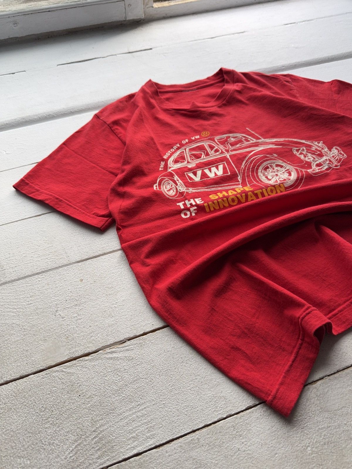 Vintage Vintage 90s Promo Logo Volkswagen Beetle Racing T shirt Size US L / EU 52-54 / 3 - 2 Thumbnail