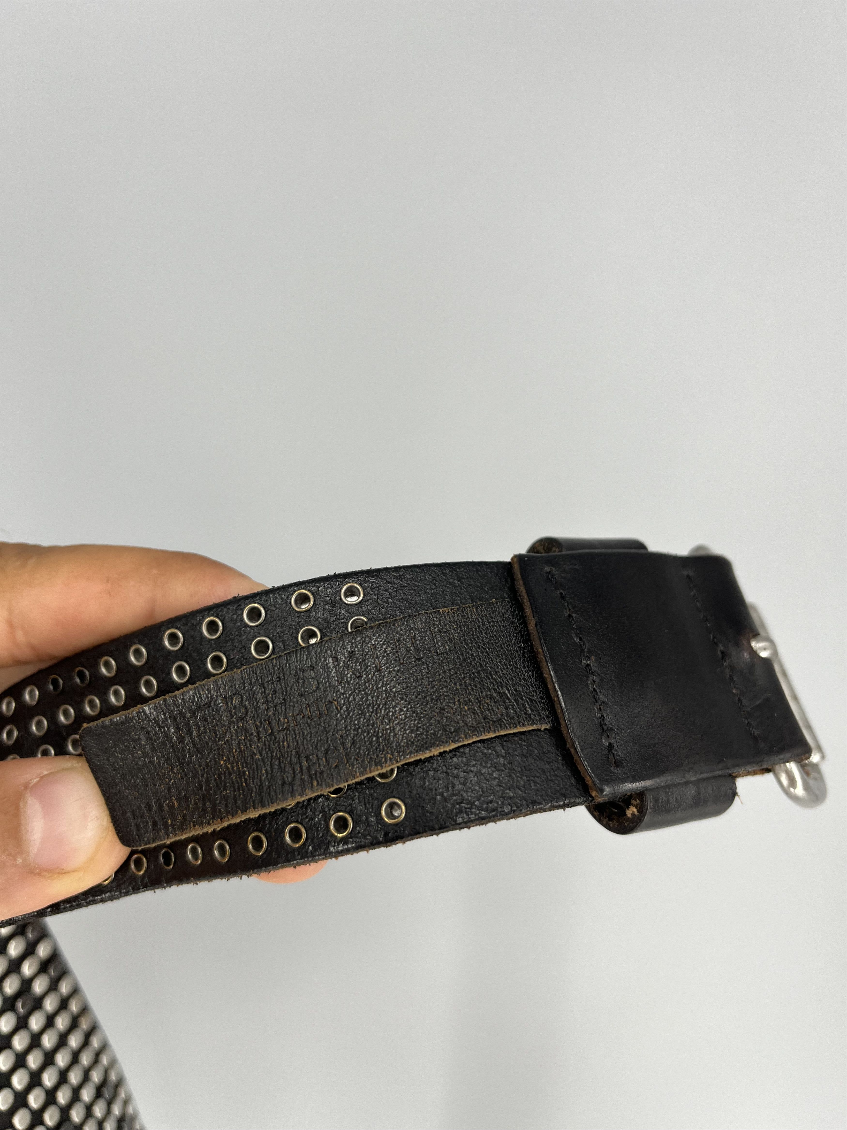 Japanese Brand Vintage 90s Punk Belt Leather Band Rock Y2K 90s Y2K Size ONE SIZE - 8 Thumbnail