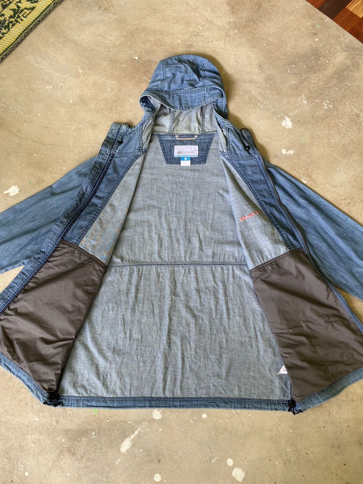 Columbia Columbia Denim Style Hooded Zip Jacket Size US L / EU 52-54 / 3 - 6 Thumbnail