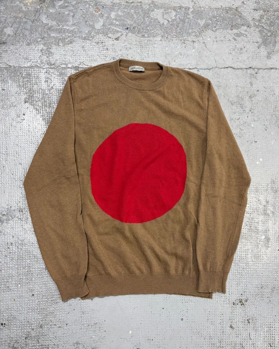 Daniele Alessandrini 2000s Daniele Alessandrini Brown Japan Wool Sweater Size US S / EU 44-46 / 1 - 1 Thumbnail