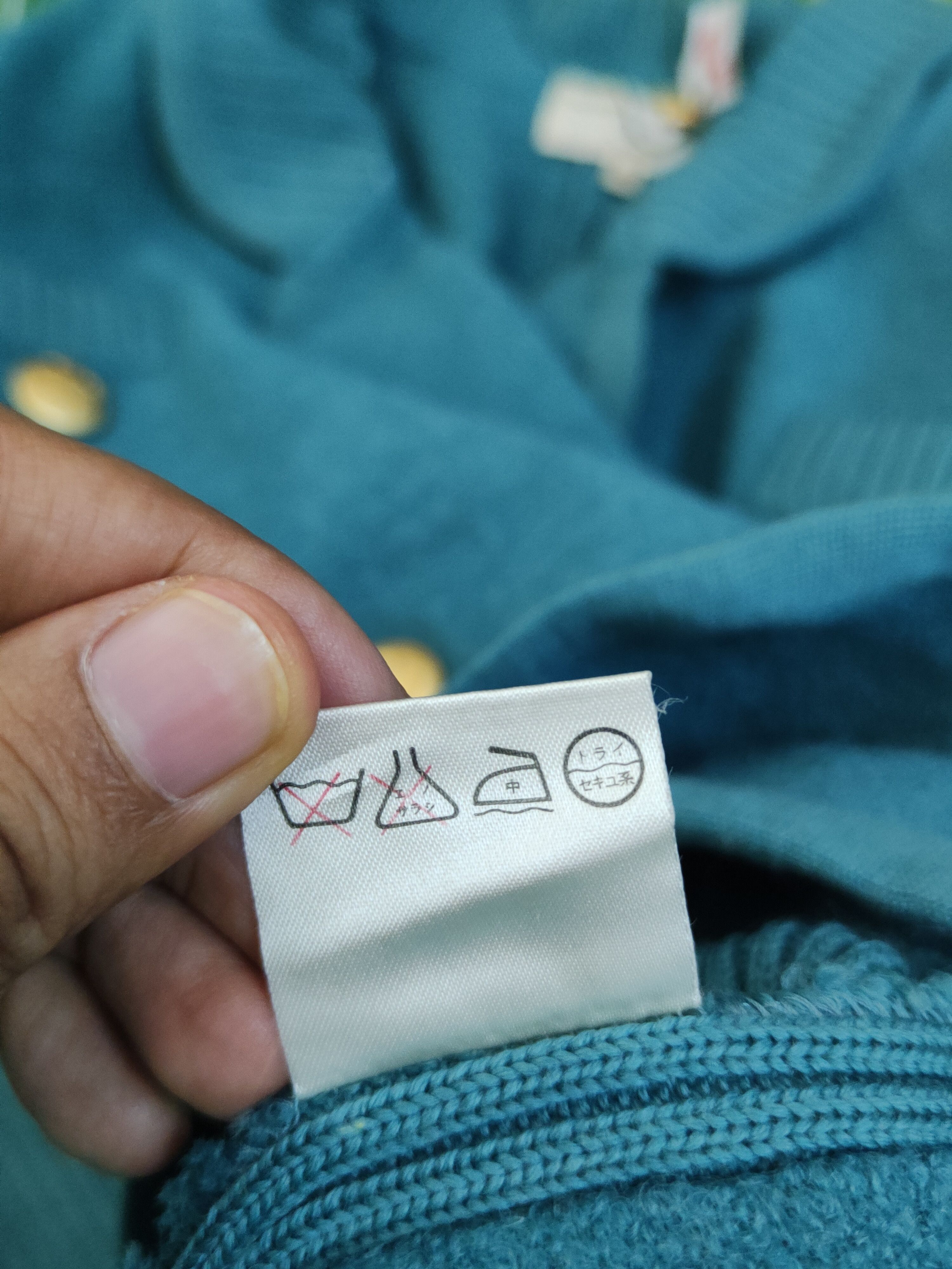 Homespun Knitwear Valentino Garavani Turquoise Knitwear jacket #W1331 Size S / US 4 / IT 40 - 12 Thumbnail