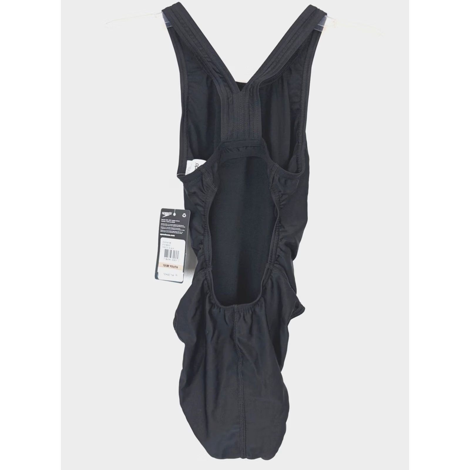 Speedo Speedo Womens One Piece Swimsuit Size 6/32 Black Competition F New In Box New Size ONE SIZE - 3 Thumbnail