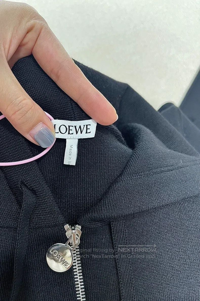 Loewe Loewe Solid color hooded zipless casual hoodie Size S / US 4 / IT 40 - 3 Thumbnail