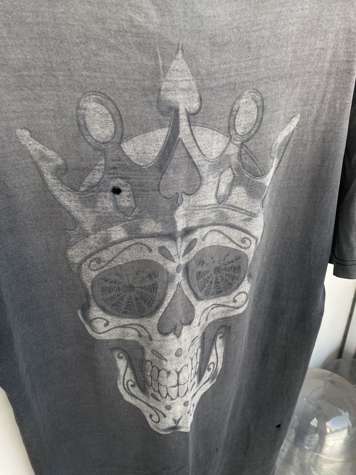 Rap Tees Kingspade Skull Kings Thrashed Tees 🔥 Size US L / EU 52-54 / 3 - 6 Thumbnail