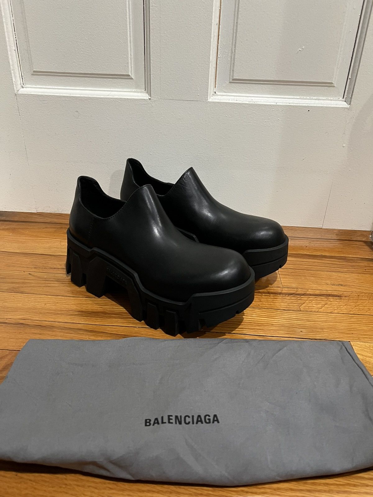 Balenciaga Bulldozer Low Slip-On Boots (42) | Grailed