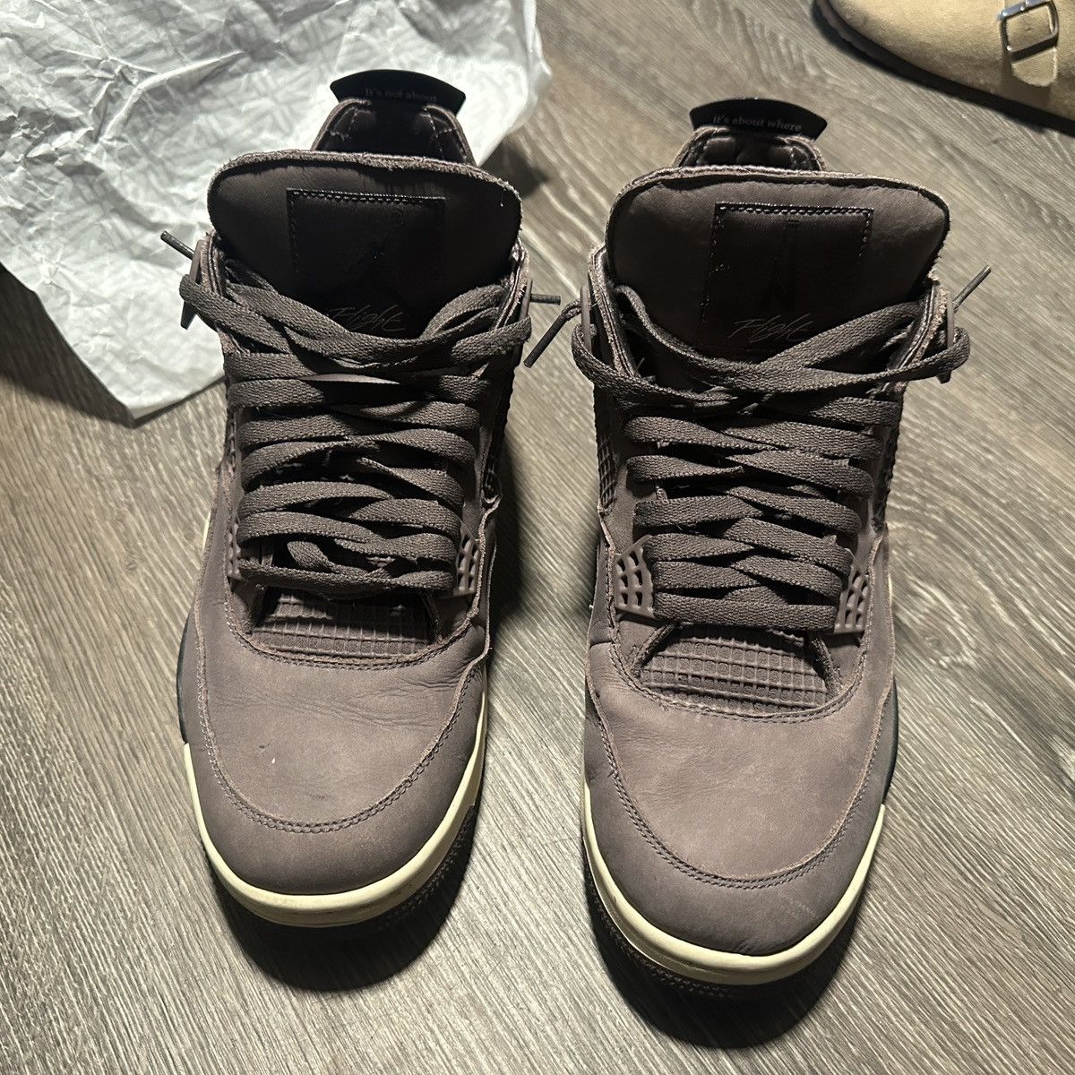 A Ma Maniere × Jordan Brand Jordan 4 A Ma Maniere Violet Ore Size US 12 / EU 45 - 8 Thumbnail