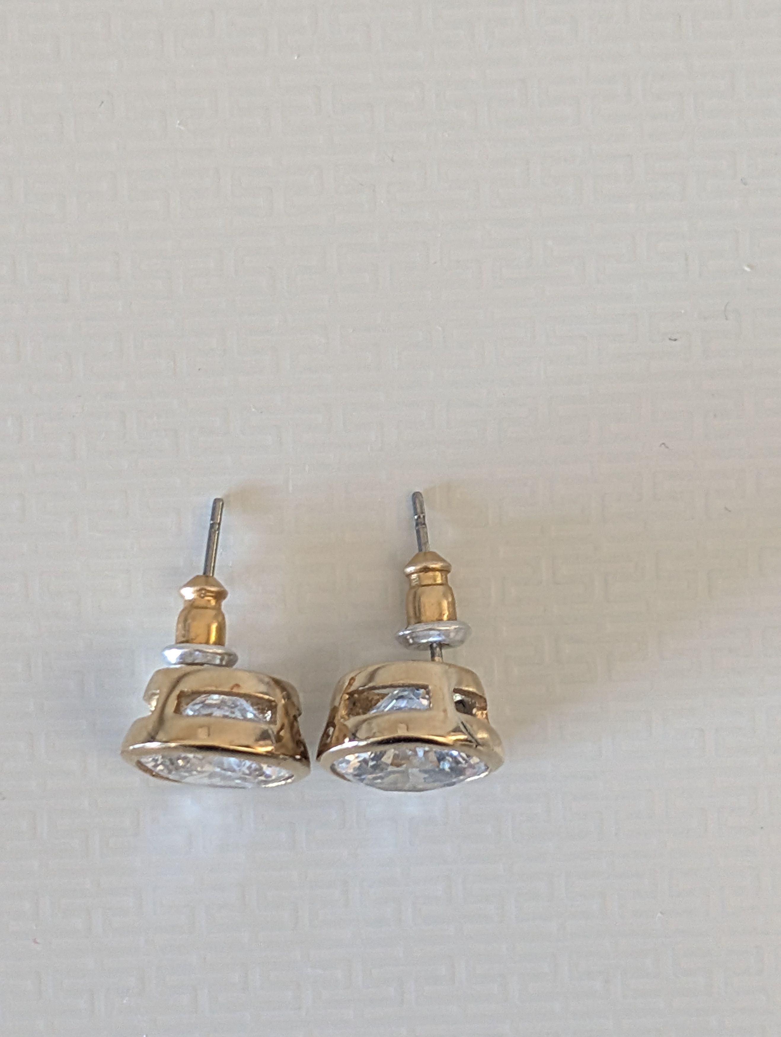 Other Vintage Inesse M. Bezel-Set CZ Studs (Circa 2001) Size ONE SIZE - 4 Thumbnail