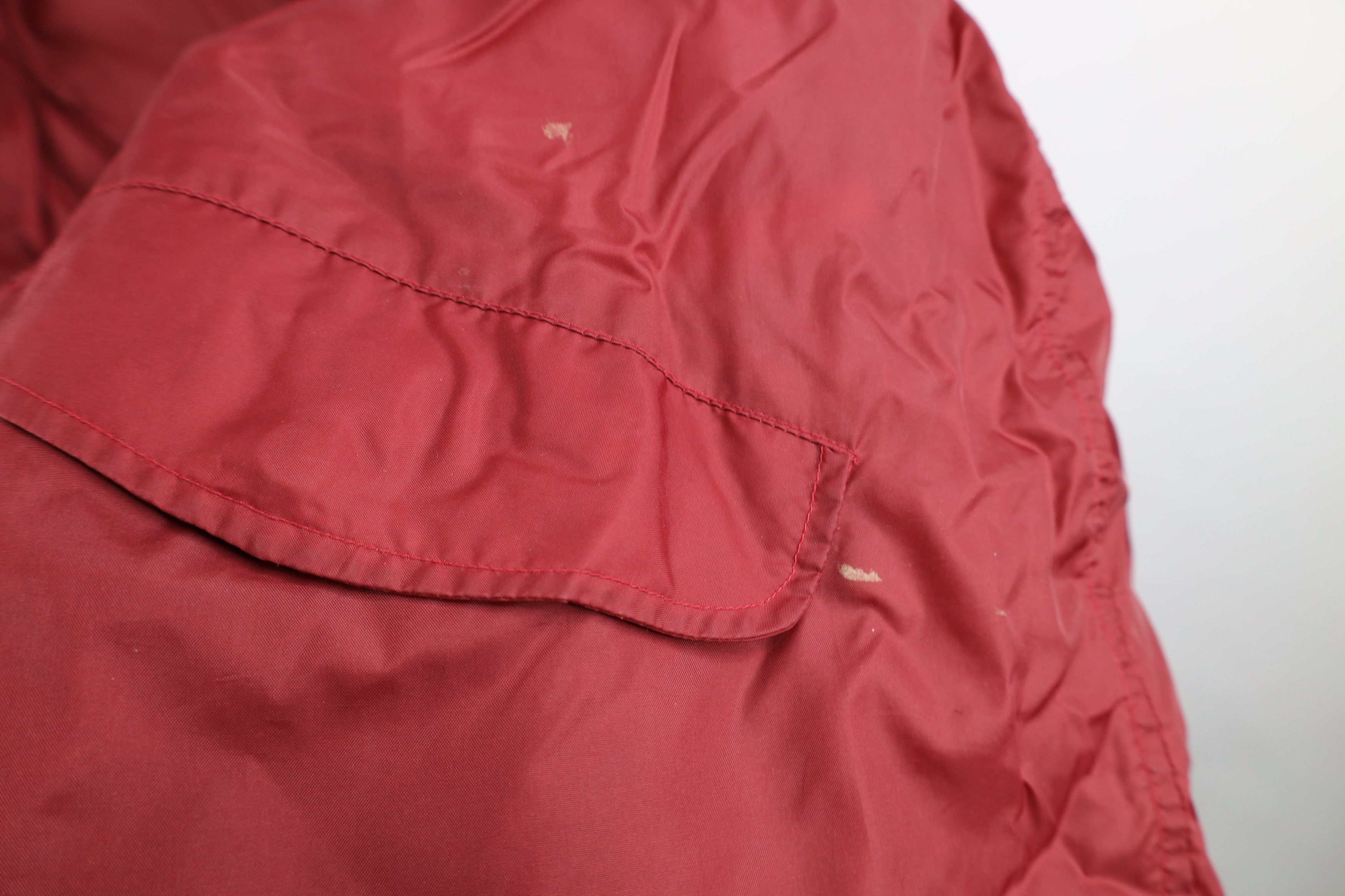 Gap Vintage 90s Gap Full Zip Hooded Windbreaker Parka Jacket Red Size US M / EU 48-50 / 2 - 8 Thumbnail