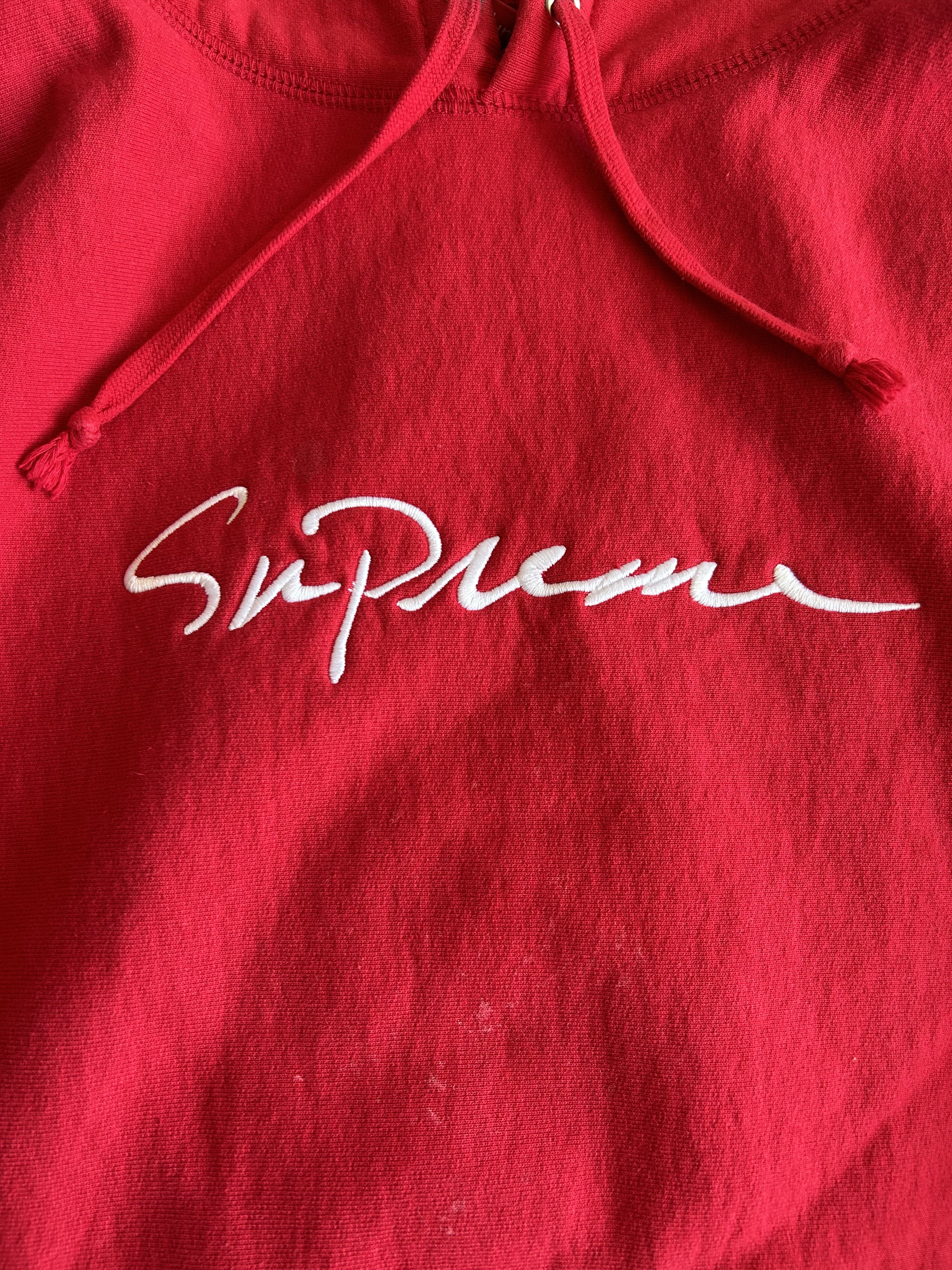 Supreme Supreme Script Logo Hoodie Size US M / EU 48-50 / 2 - 3 Thumbnail