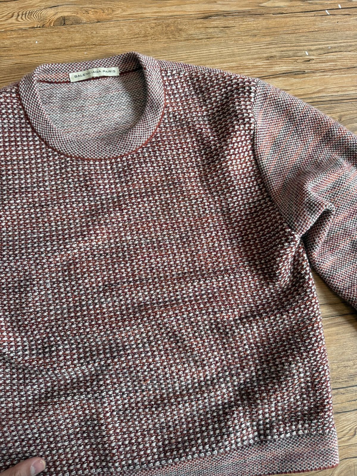 Balenciaga Vintage Balenciaga Knit Sweater Size US M / EU 48-50 / 2 - 2 Thumbnail