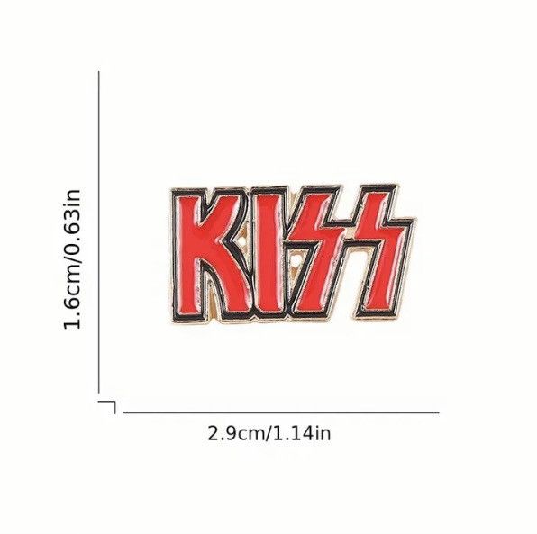 Band Tees KISS enamel pin Size ONE SIZE - 3 Thumbnail