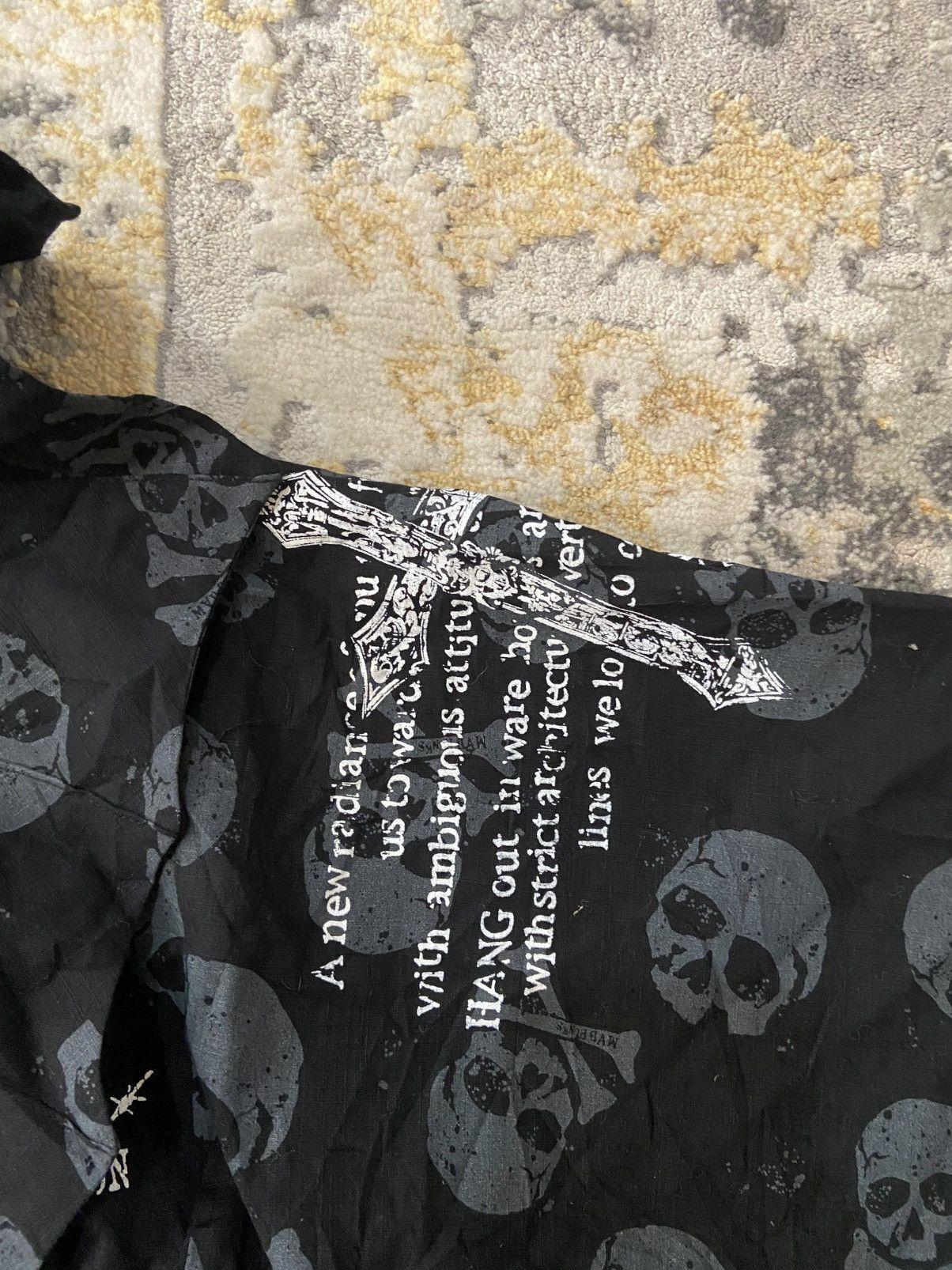 Japanese Brand MAD PUNK Avant-Garde Punk Gothic Long Coat Size ONE SIZE - 10 Thumbnail