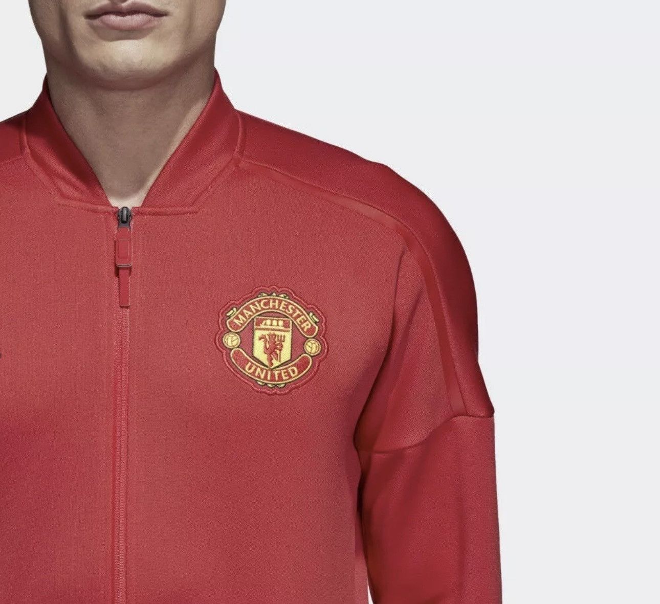 Adidas Adidas Manchester United Z.N.E Jacket Soccer Football 3XL Size US XXL / EU 58 / 5 - 2 Thumbnail