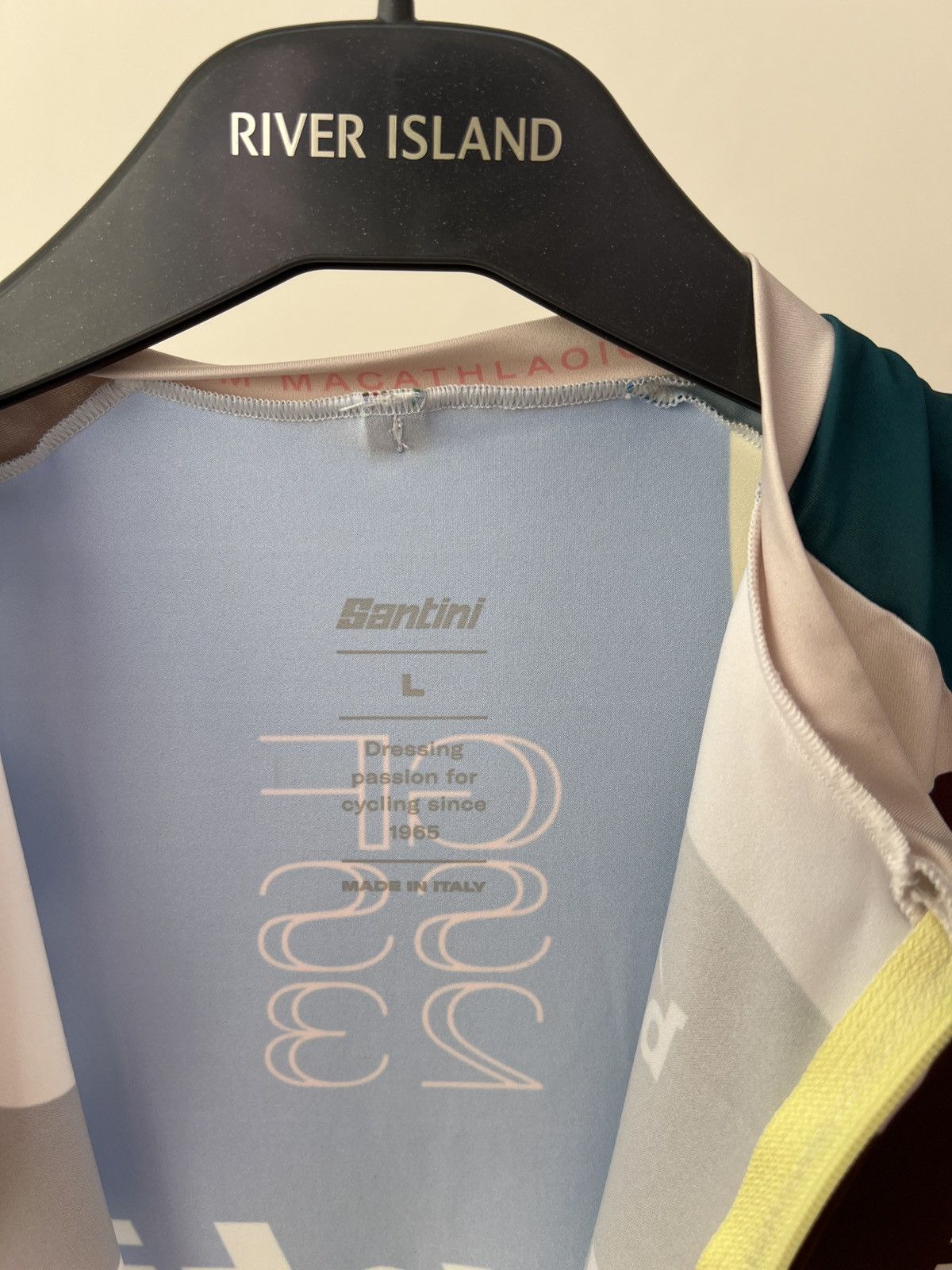 Other Vintage Santini Cycling Jersey Size US L / EU 52-54 / 3 - 6 Thumbnail