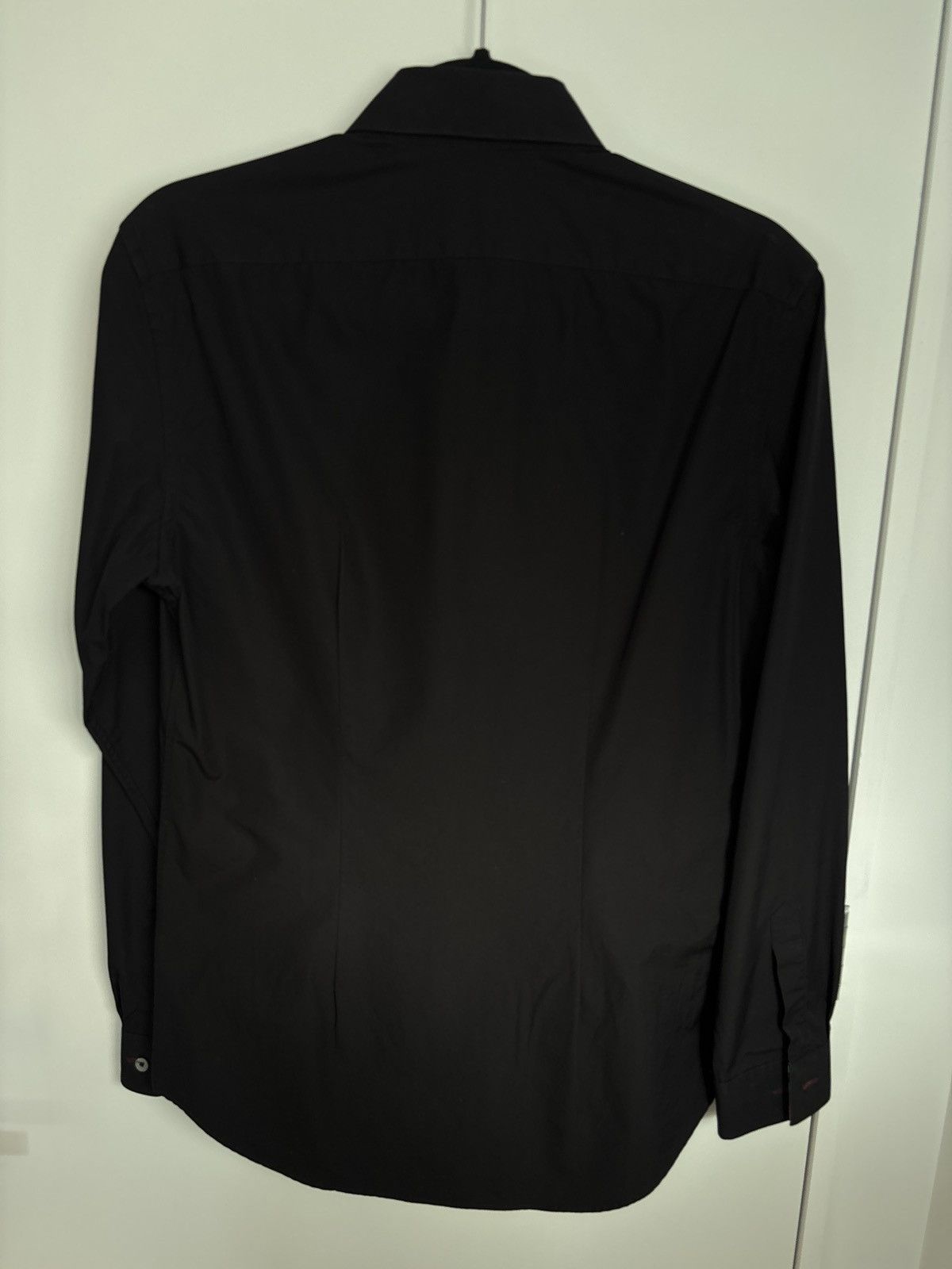 Paul Smith Paul Smith Evening Black Poplin Shirt Size US S / EU 44-46 / 1 - 5 Thumbnail