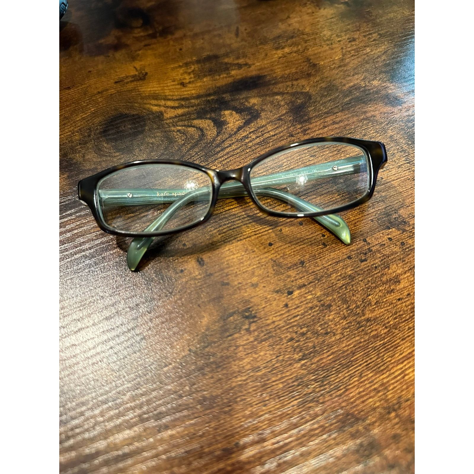 Kate Spade Kate Spade Elisabeth OJEY Tortoise Aqua Frames Glasses Size ONE SIZE - 2 Thumbnail