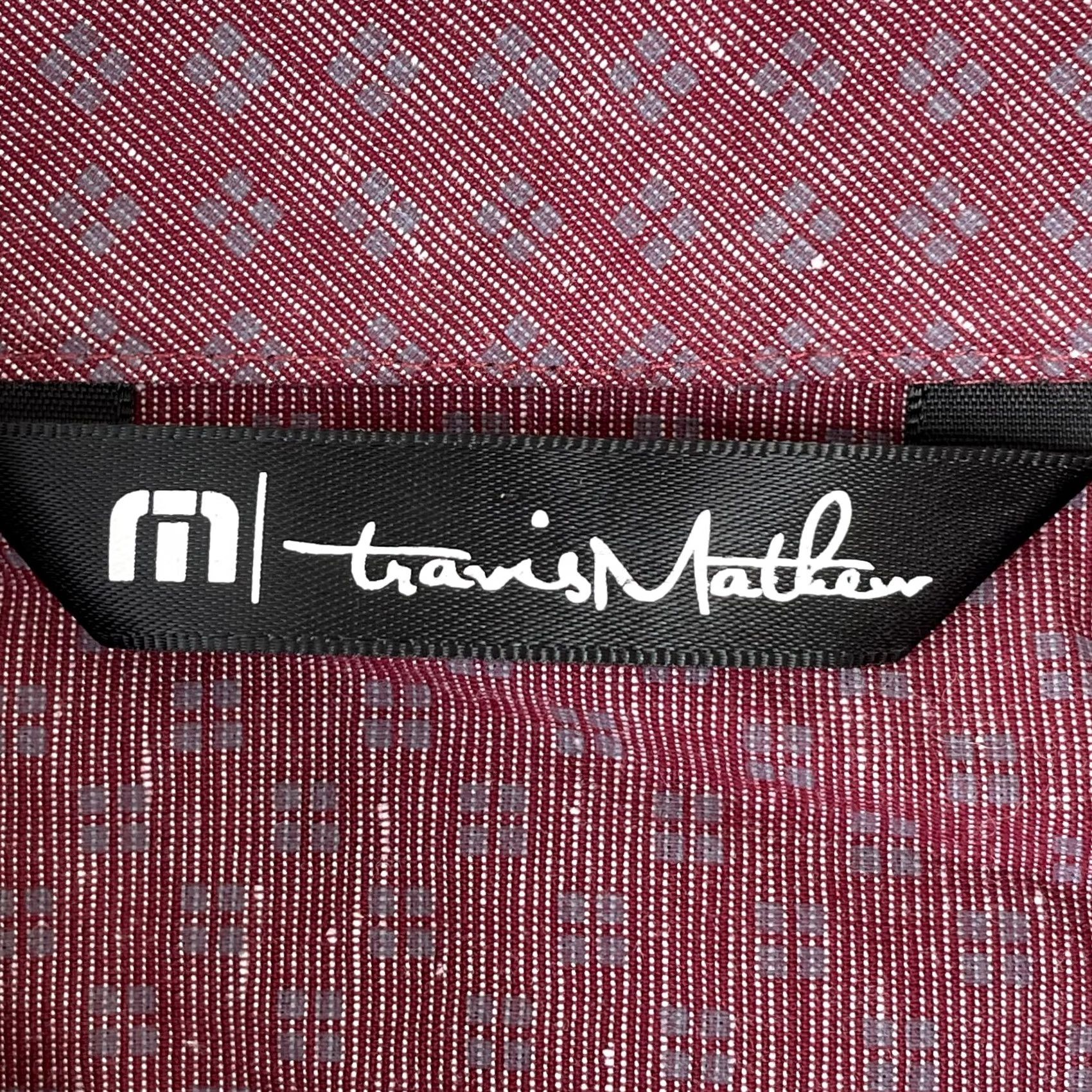 TravisMathew Travis Mathew Performance Shirt Men 2XL Brick Red Geometric Golf SS NWOT Size US XXL / EU 58 / 5 - 2 Thumbnail