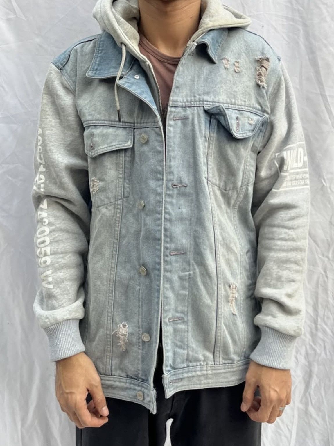 Japanese Brand Jungle Storm Denim Streetwear Jacket Size US L / EU 52-54 / 3 - 2 Thumbnail