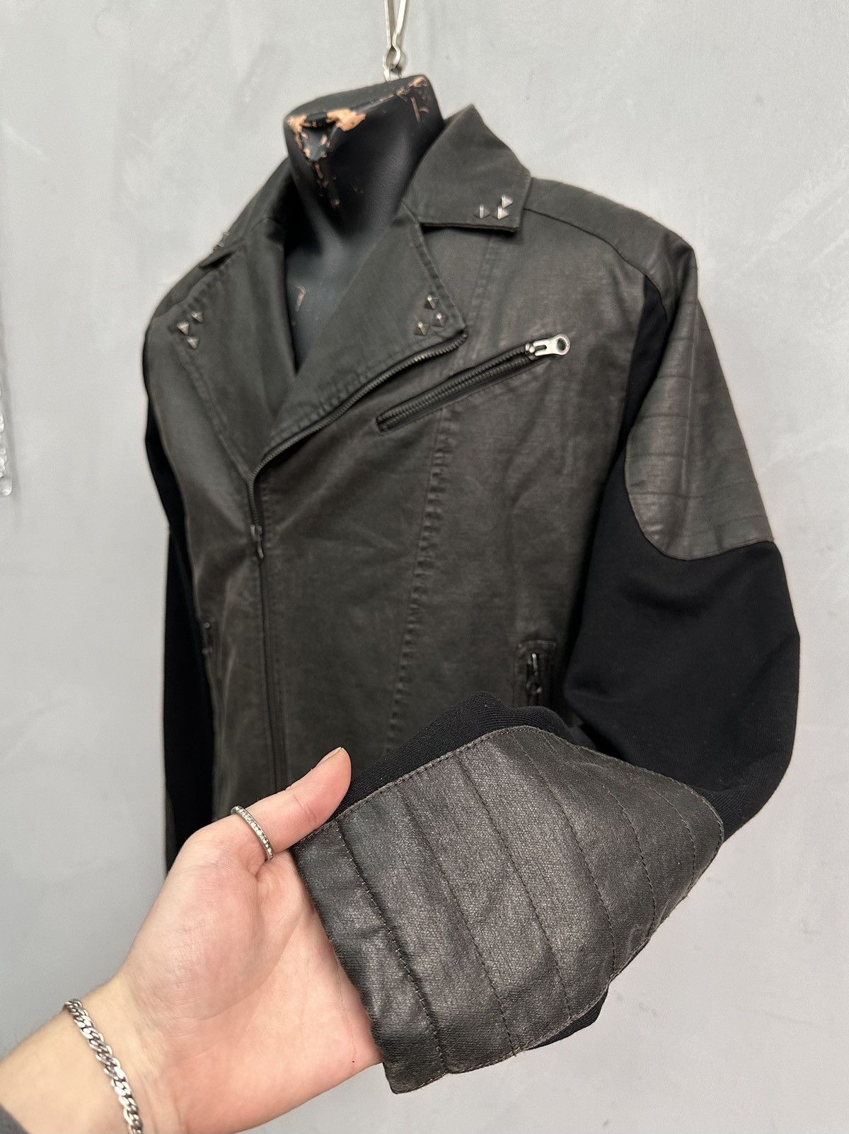 Diesel Rare Diesel Style Distressed Napolen Jacket Denim Avantgarde Size US S / EU 44-46 / 1 - 5 Thumbnail