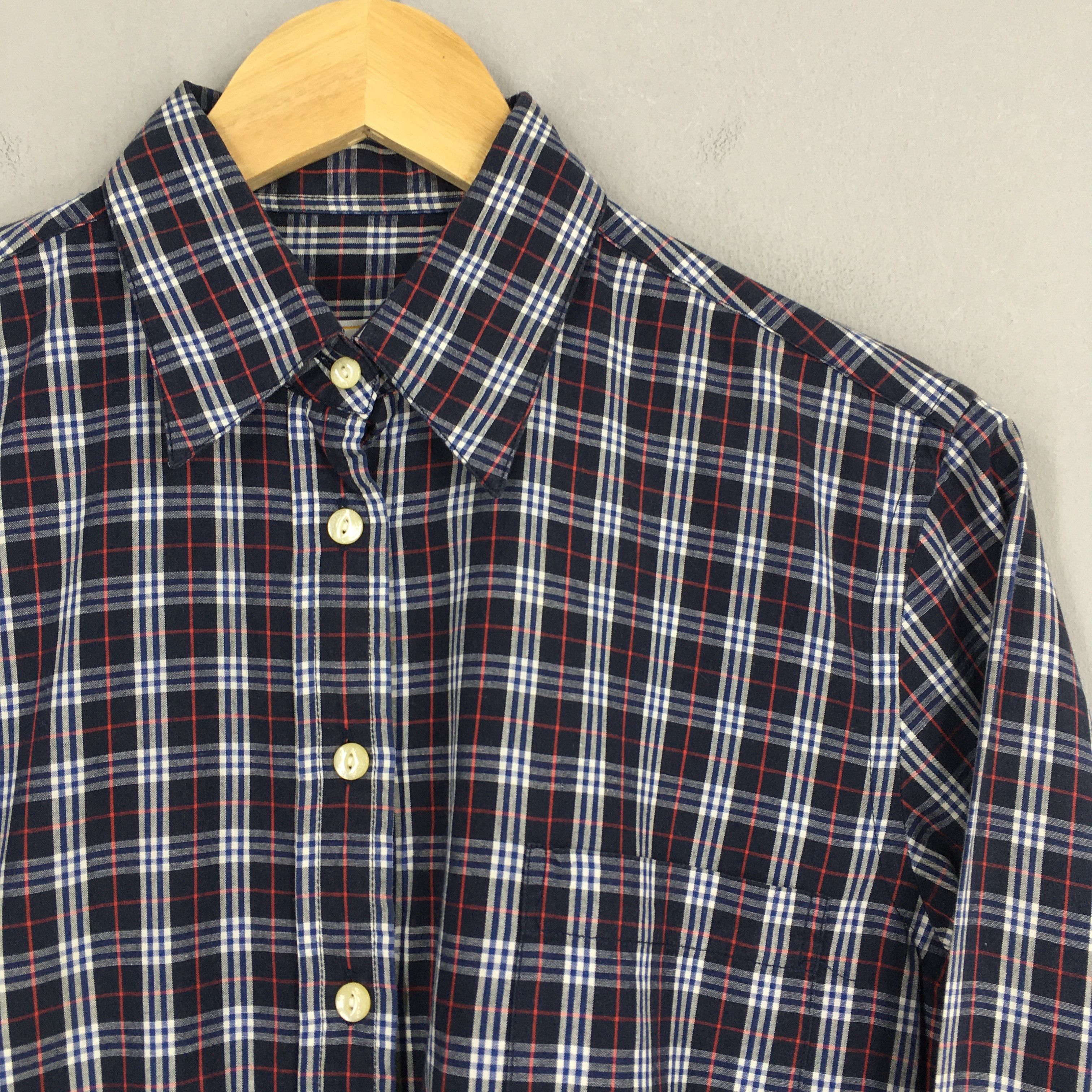 Burberry Vintage Burberrys Nova Check Women Blouse Shirt Small Size US S / EU 44-46 / 1 - 2 Thumbnail