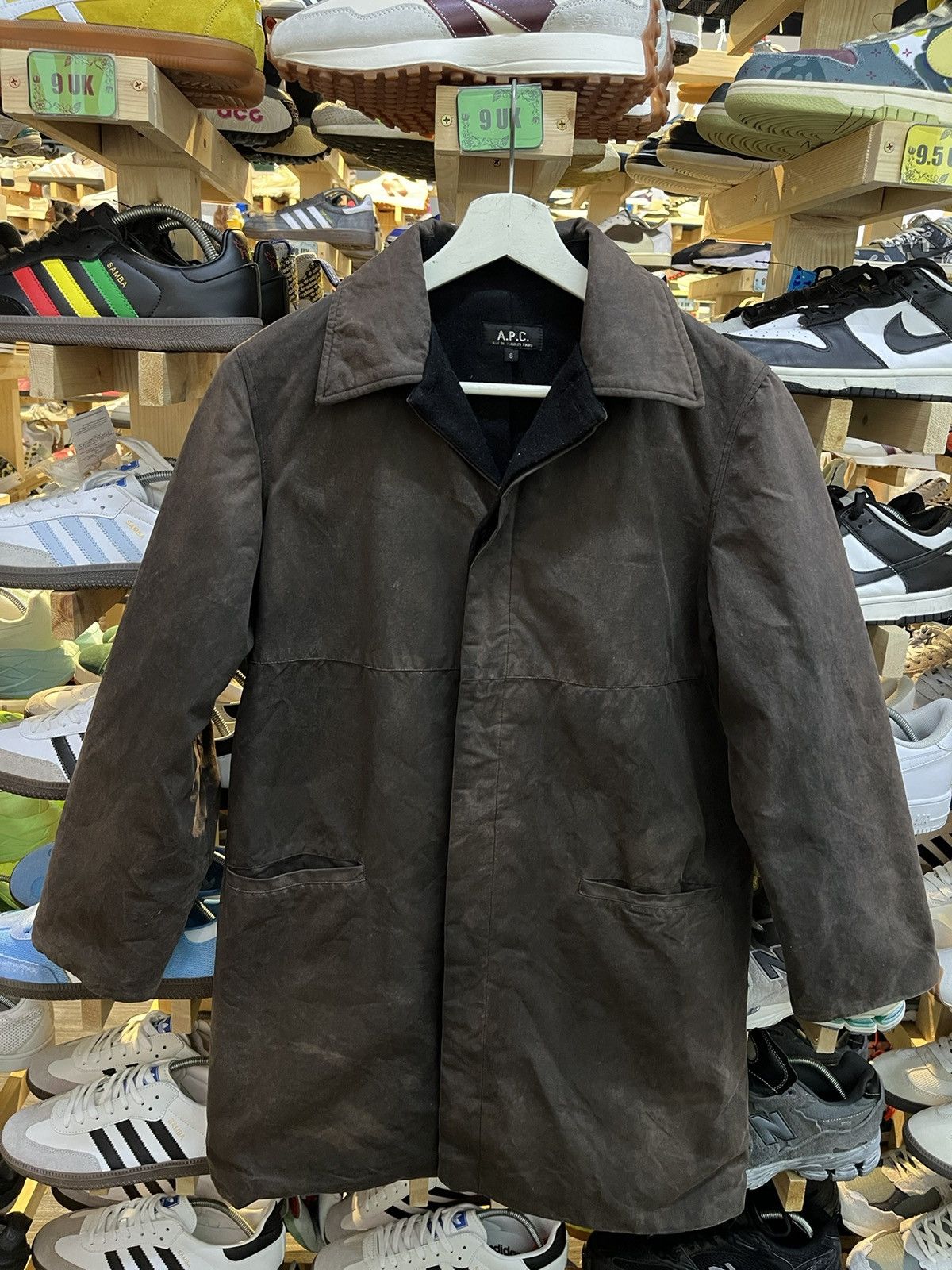 A.P.C. × Vintage Apc dark brown coat Size US S / EU 44-46 / 1 - 1 Thumbnail