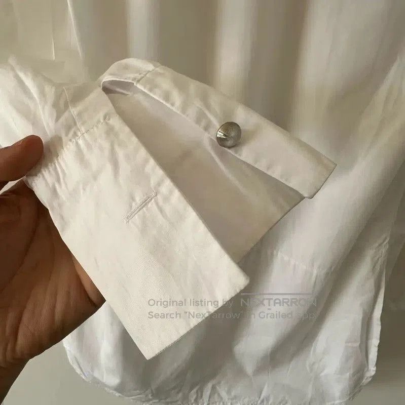 Chanel Chanel White Cotton Women's Shirt Size S . Size S / US 4 / IT 40 - 4 Thumbnail