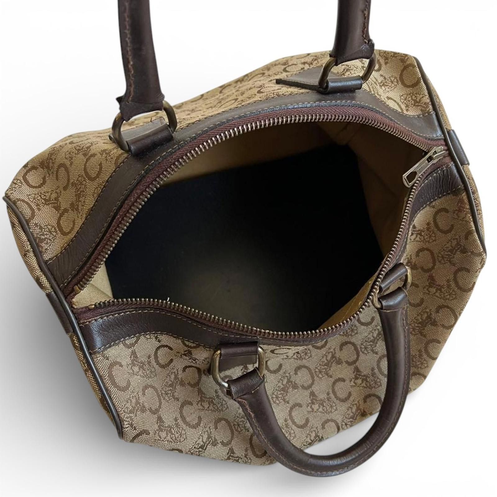 Celine Céline - Boston Travel Bag Monogram Canvas Brown Size ONE SIZE - 7 Thumbnail