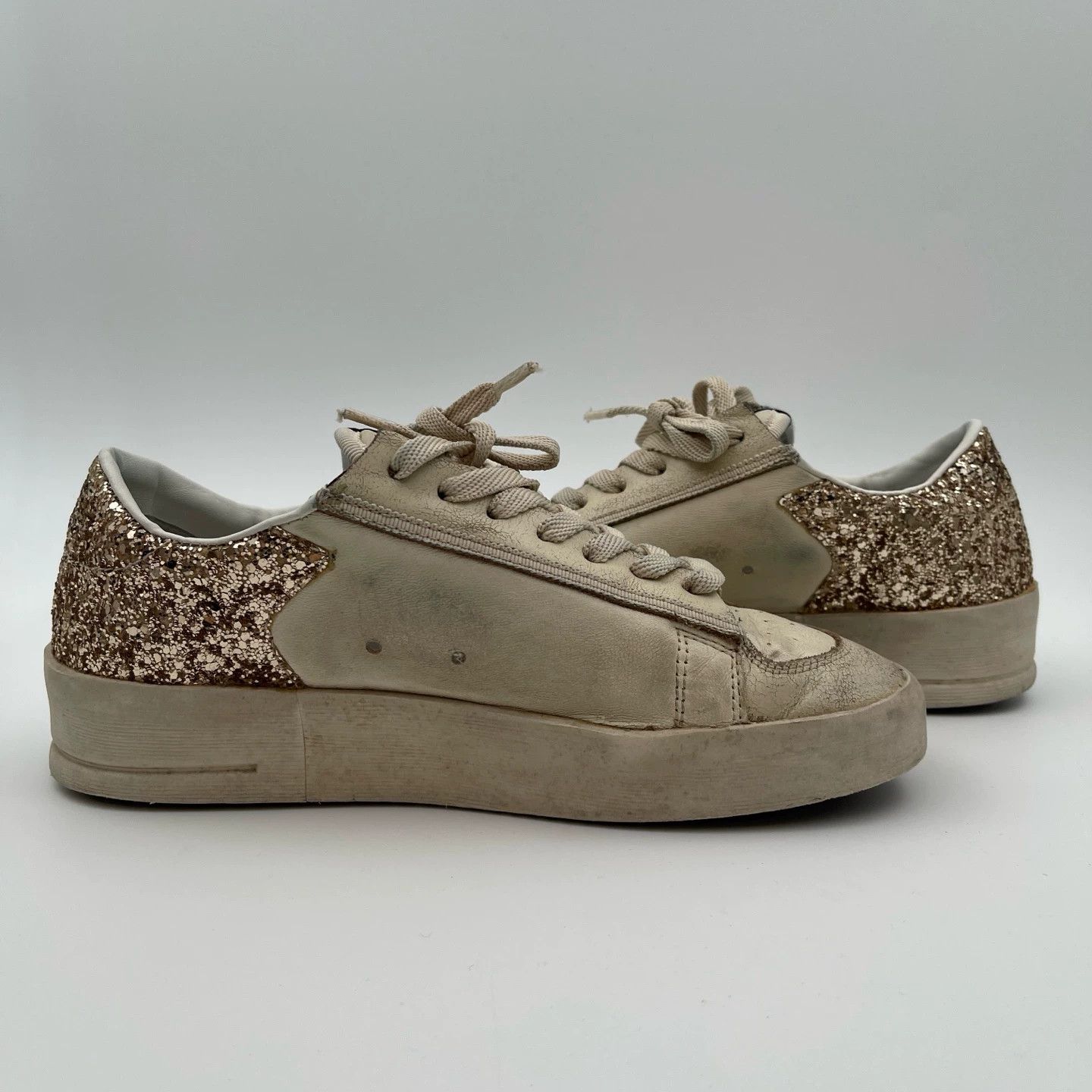 Golden Goose Golden Goose Distressed Sneakers EUR 37 Size US 6.5 / IT 36.5 - 4 Thumbnail
