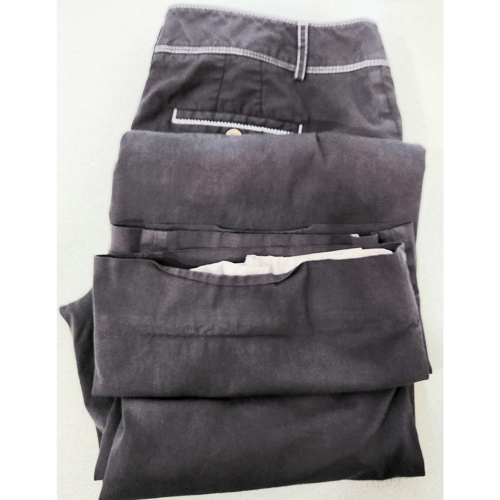 Other White House Black Market Black Gray Legacy Lined Jeans 10R Size 32" / US 10 / IT 46 - 5 Thumbnail