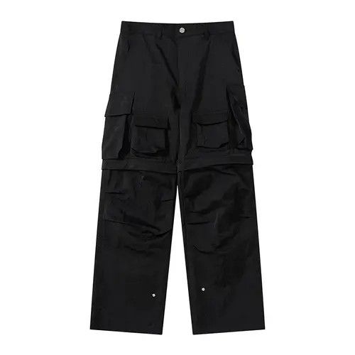 VIBE Y2K Cargo Pants Shorts Removable Pockets Casual Pants Size US 32 / EU 48 - 3 Thumbnail