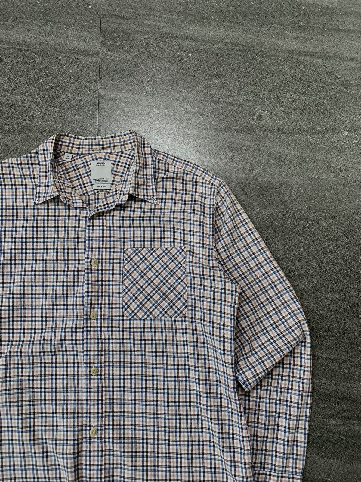 Visvim FREE TAX! Plaid Cotton Shirt Size US S / EU 44-46 / 1 - 3 Thumbnail