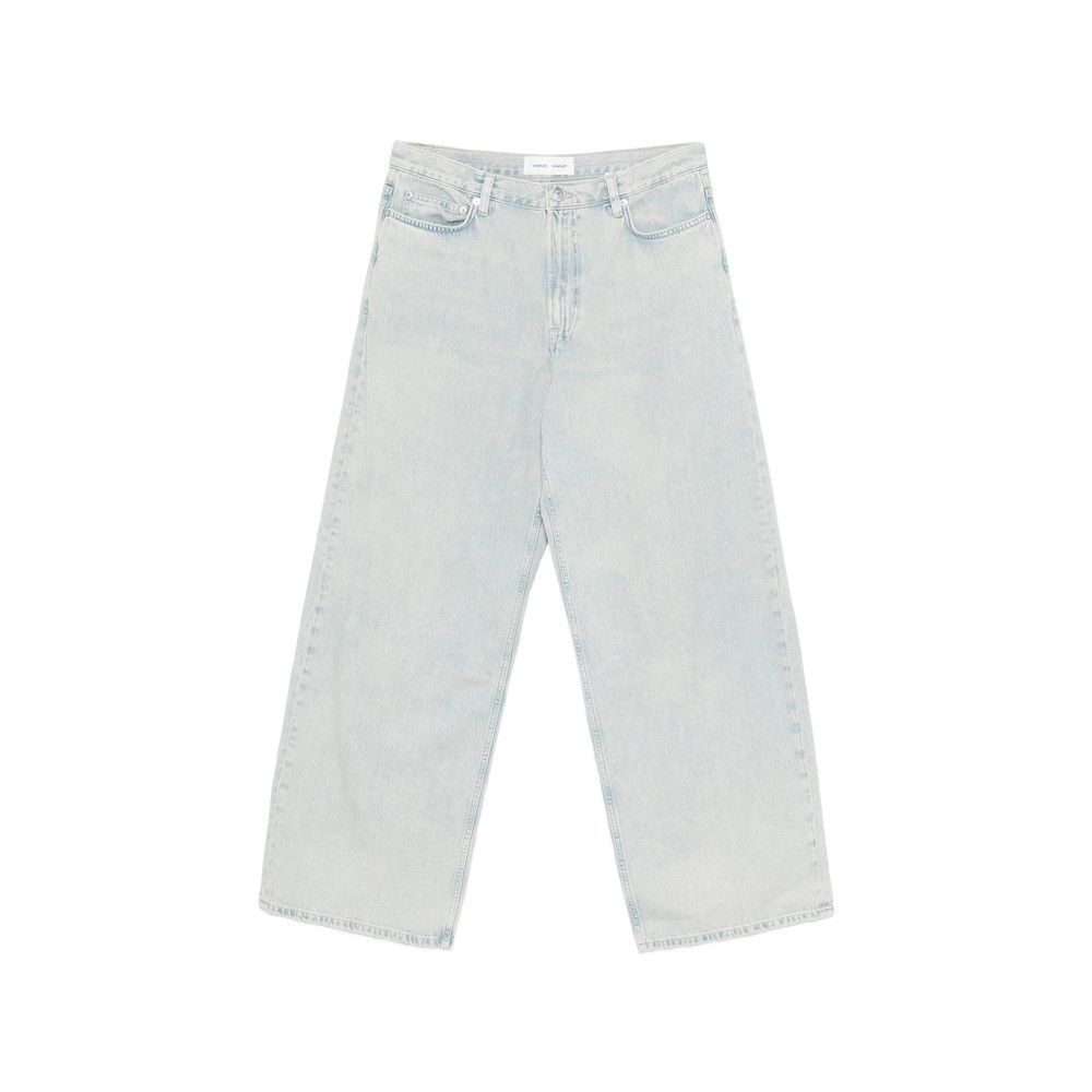 Samsoe Samsoe Samsoe Samsoe BLUE Denim - Wide-Leg Jeans Size US 34 / EU 50 - 1 Thumbnail