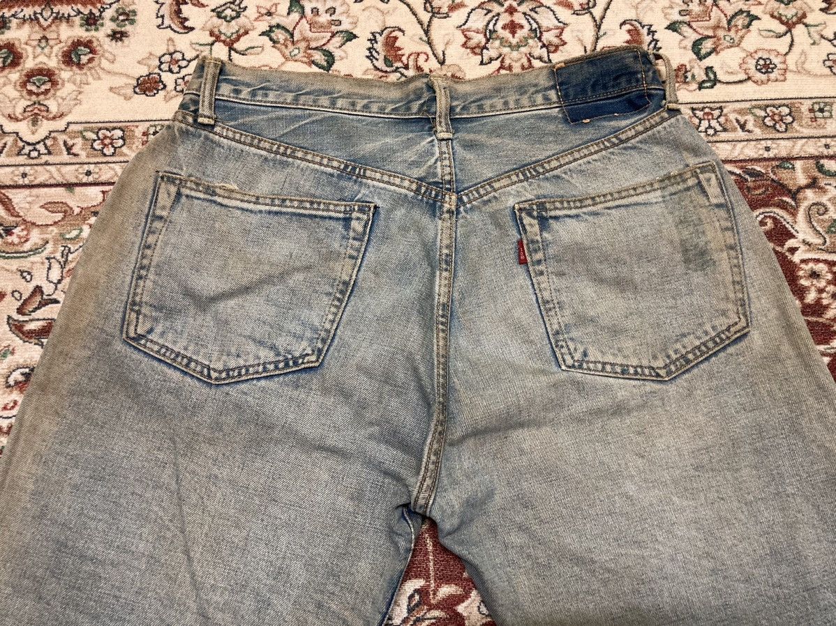 Japanese Brand Vintage Distressed Sewing Chop Jeans Size US 30 / EU 46 - 9 Thumbnail