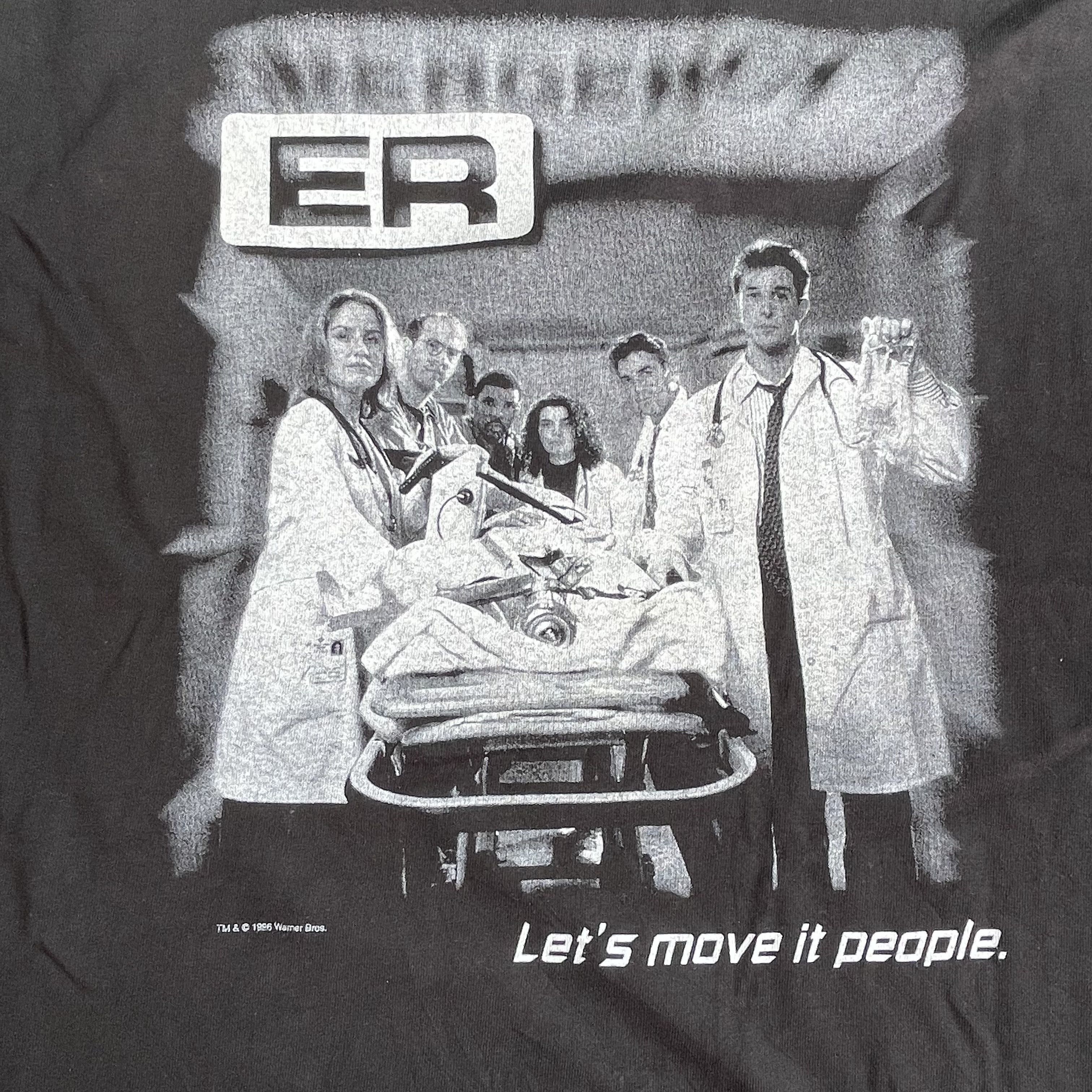 Other Vintage 90s ER "Let Move It People" 1996 T-shirt Size Large Size US L / EU 52-54 / 3 - 3 Thumbnail