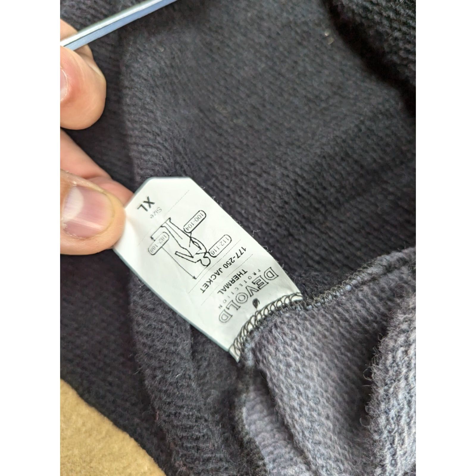 Vintage Devold Thermal Jacket Mens XL Black Full Zip 100% Merino Wool Work Outdoor Size US XL / EU 56 / 4 - 4 Thumbnail