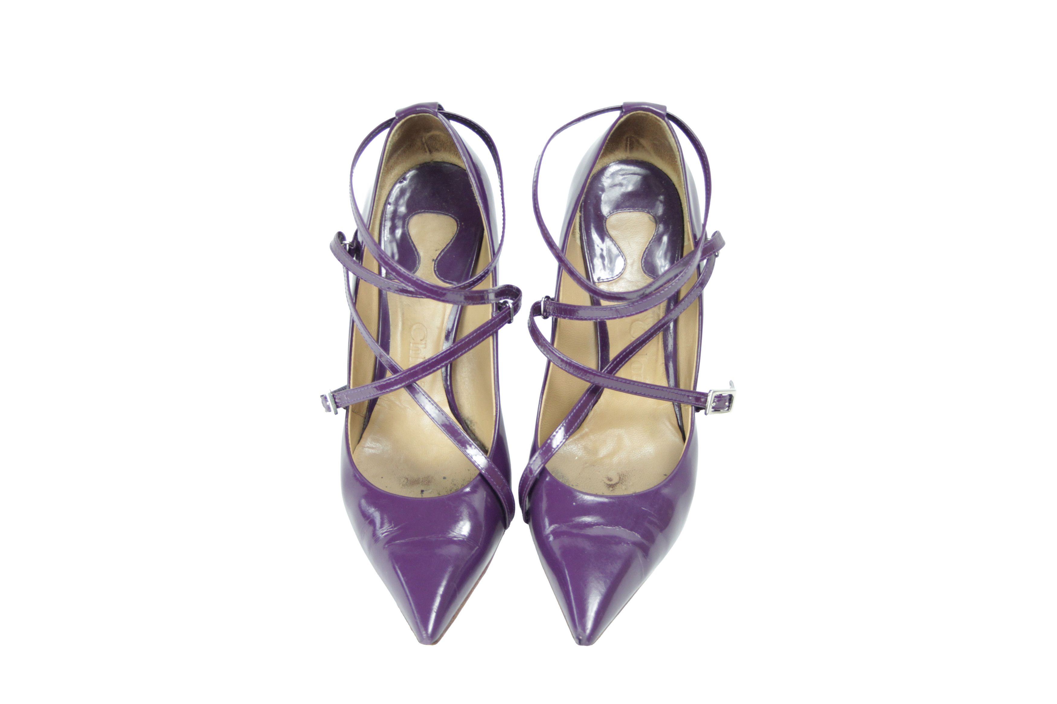 Chloe Y2K Point Toe Laced Heels Size US 7 / IT 37 - 10 Thumbnail