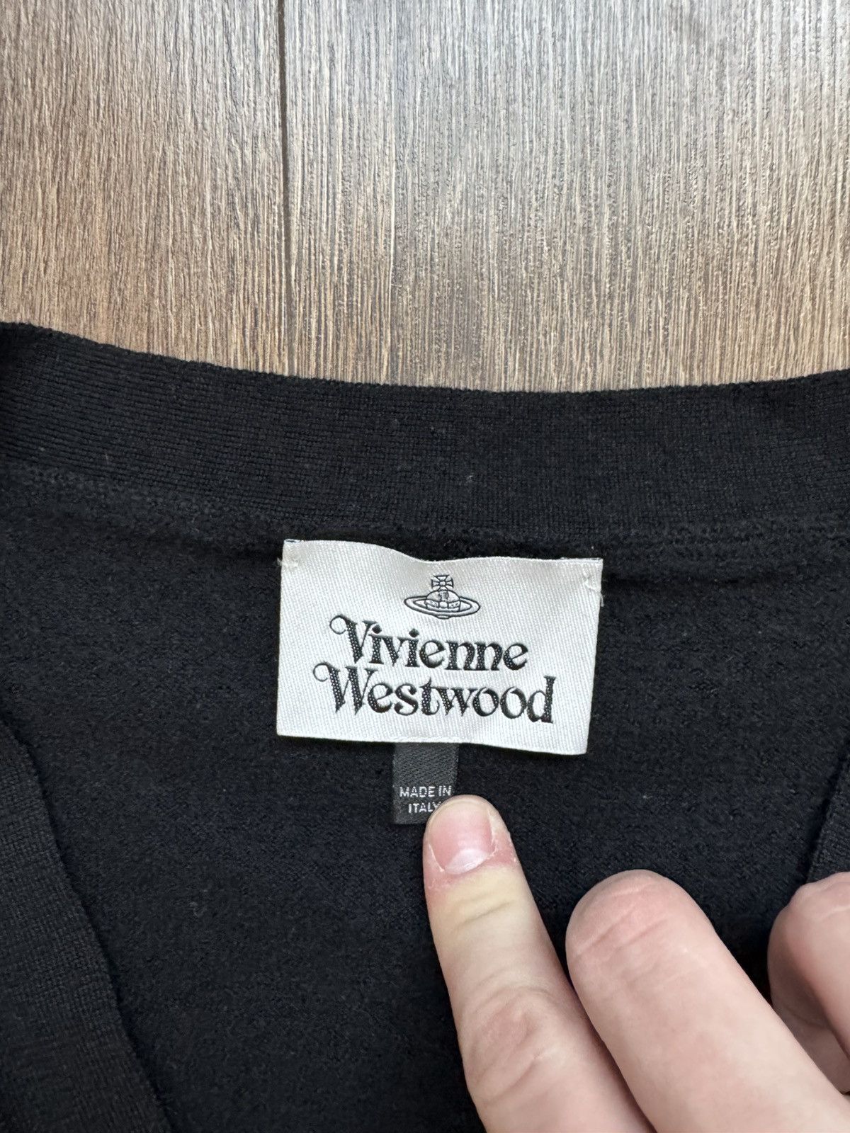Vivienne Westwood Vivienne Westwood black wool cardigan Size US S / EU 44-46 / 1 - 4 Thumbnail