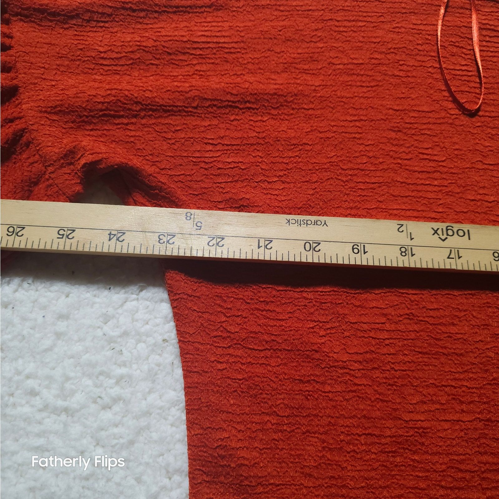 Michael Kors Michael Kors Rust Bell Sleeve Side Tie Blouse Medium M Size M / US 6-8 / IT 42-44 - 11 Thumbnail