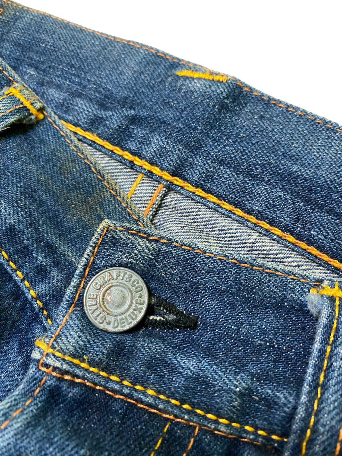 Evisu Evisu Yellow Daicock Denim Jeans Size US 30 / EU 46 - 9 Thumbnail
