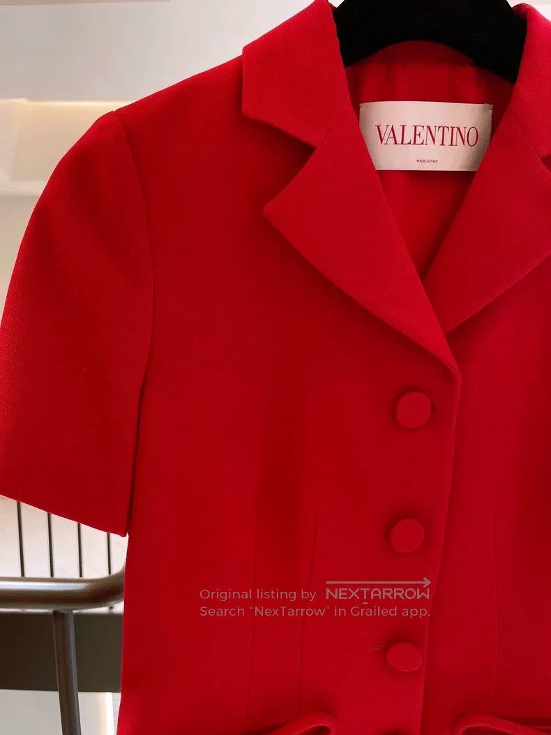Valentino Valentino bow pockets for short-sleeved suits Size XS / US 0-2 / IT 36-38 - 3 Thumbnail