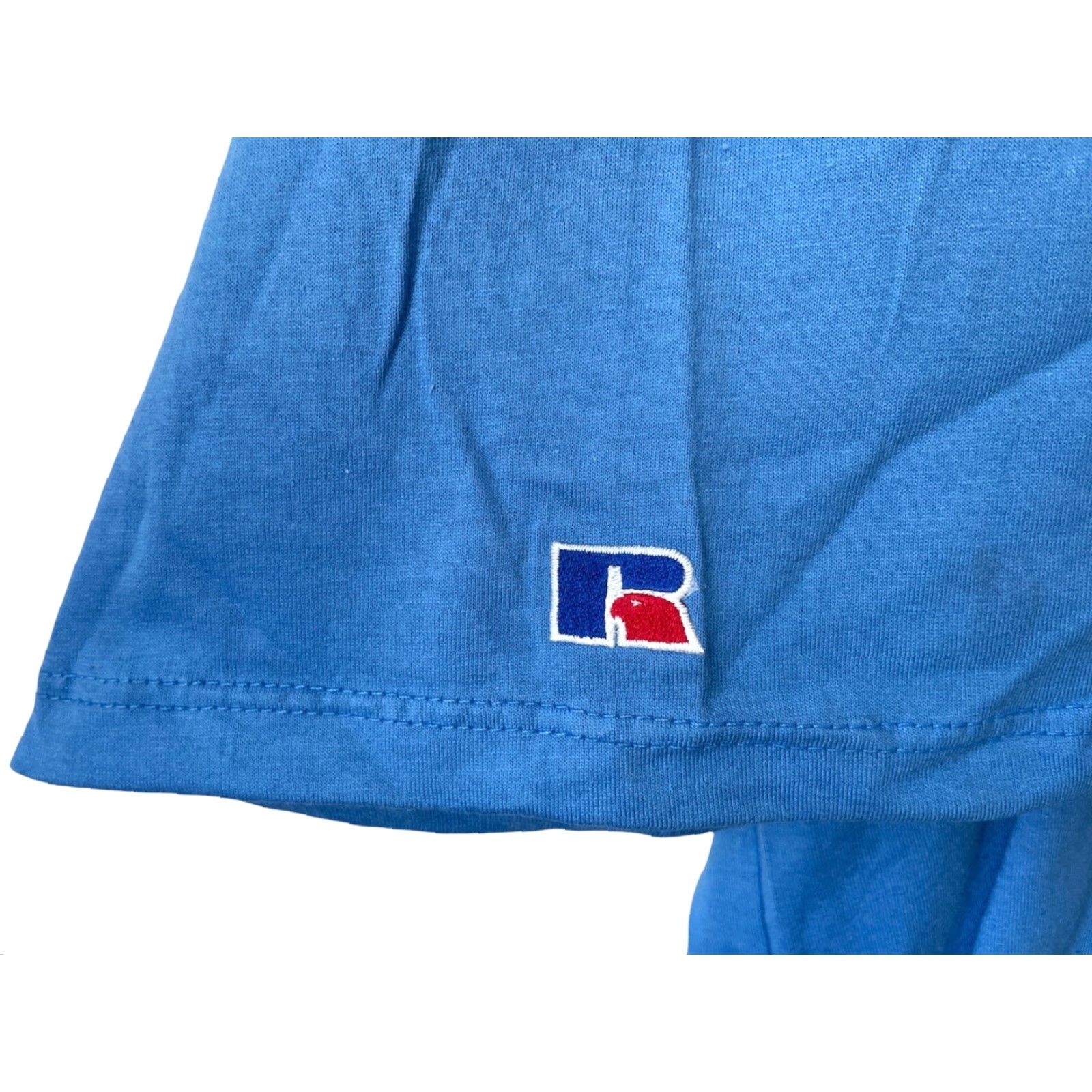 Russell Athletic VINTAGE Russell Athletic Henley T-Shirt Mens 3XL Blue 1990s Deadstock NWOT USA 90s Shirt Mens Mens Size US XXL / EU 58 / 5 - 6 Thumbnail