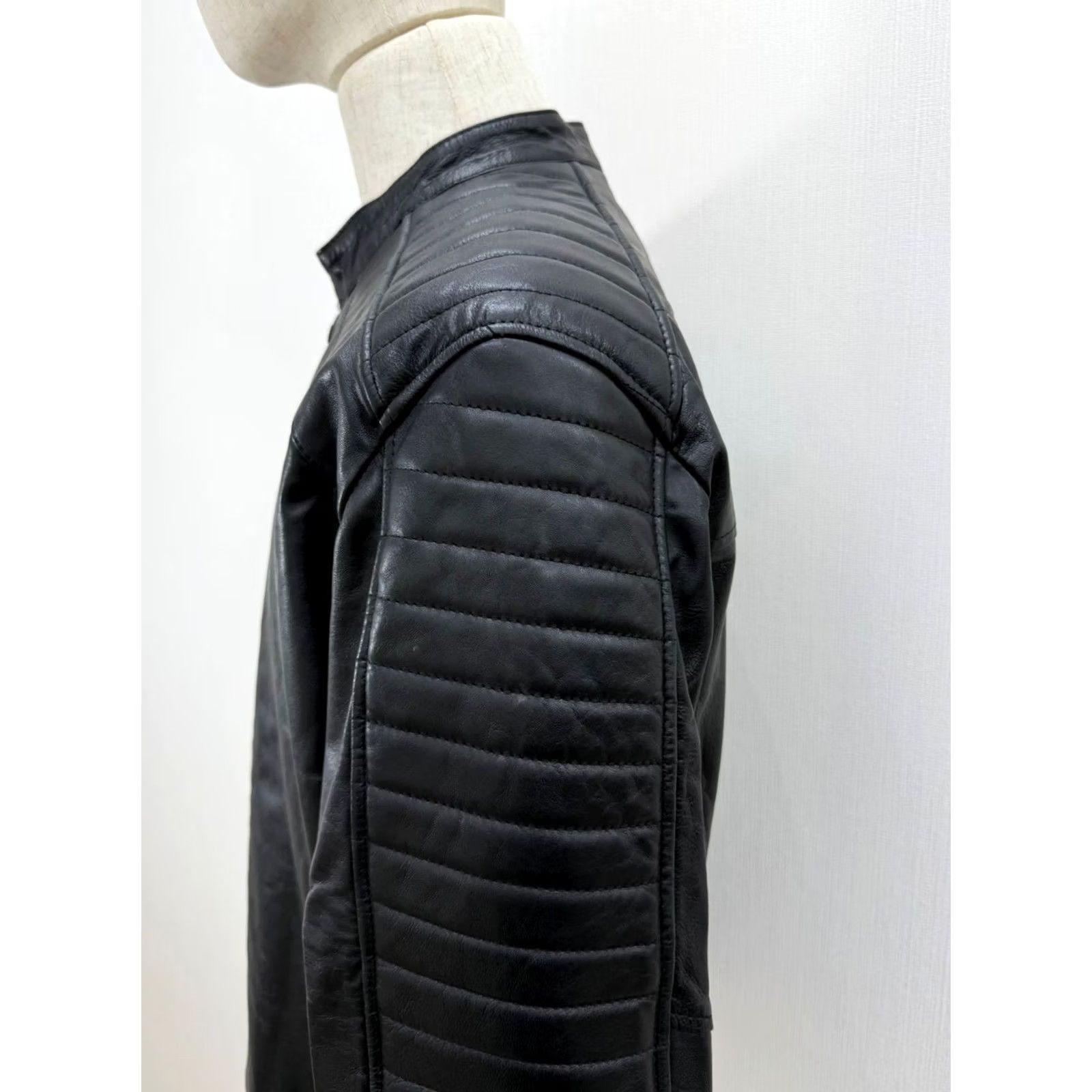 Vintage Men's Italian Sheepskin Leather Premium Soft Black Jacket Size Medium Size US M / EU 48-50 / 2 - 4 Thumbnail